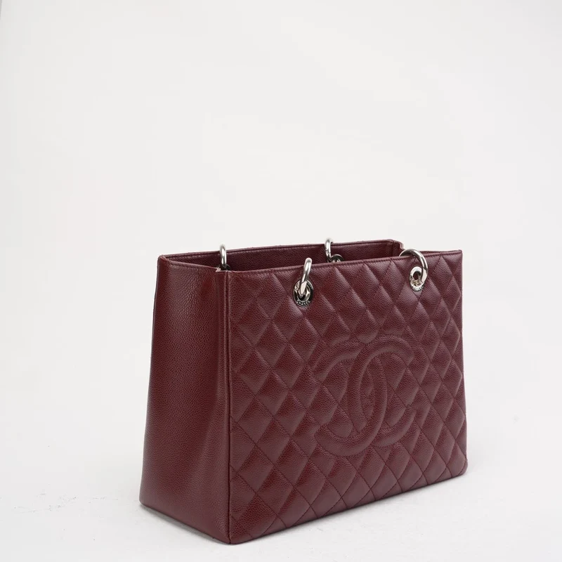 Chanel Grand Shopping Tote (GST) in Burgundy Caviar 2014