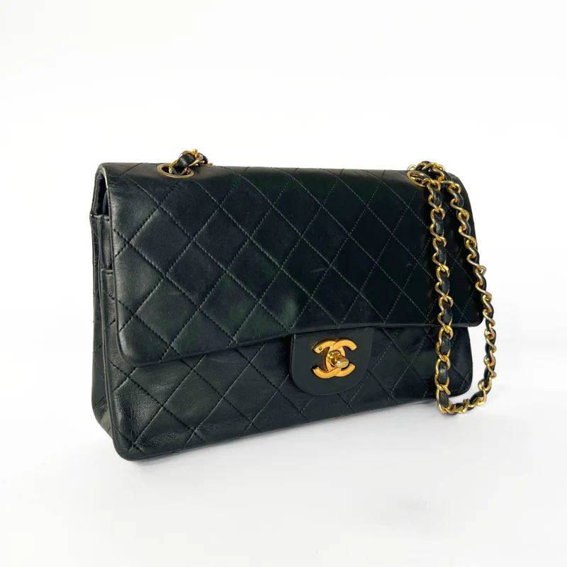 Chanel Classic Flap Bag Klein lamsleer