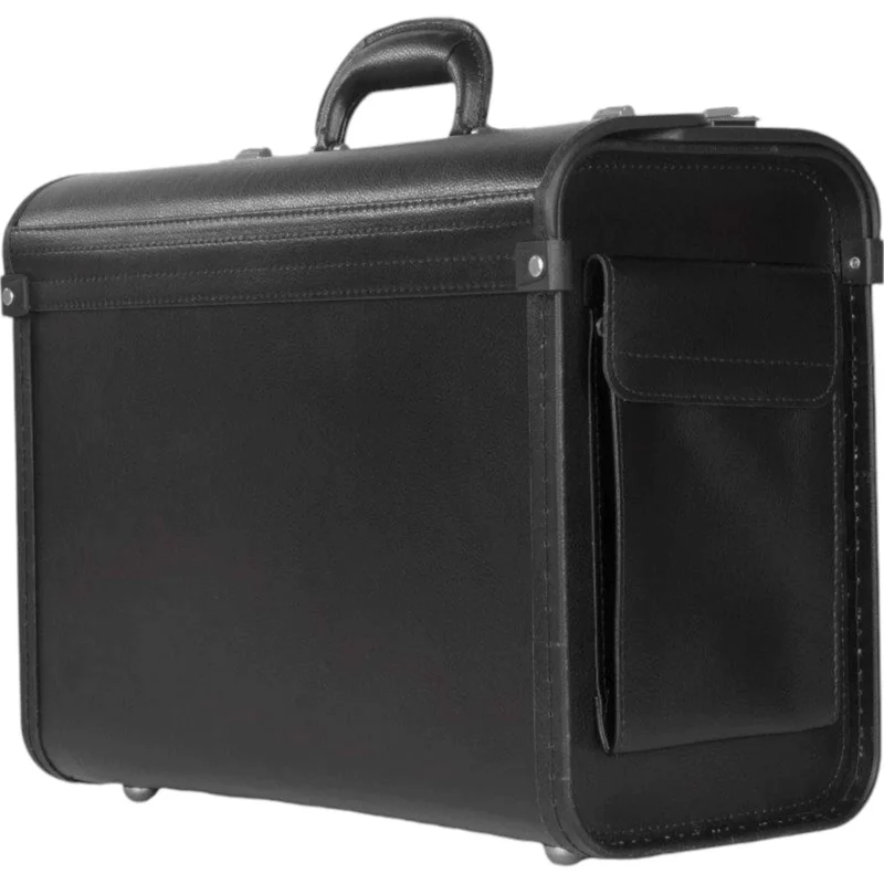 Dermata Pilotenkoffer XL 52 cm -Schwarz