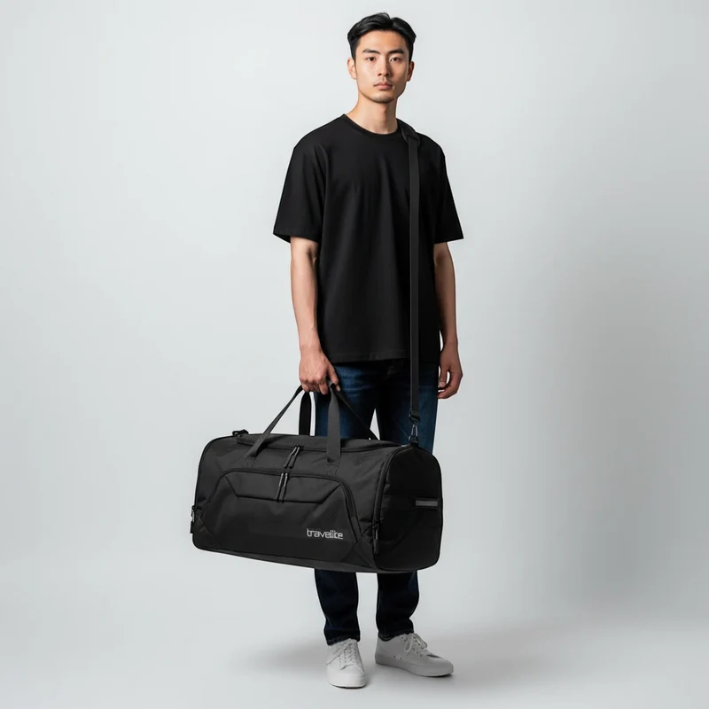 Travelite Kick Off Reisetasche L 60 cm -Schwarz