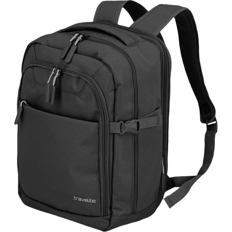 Travelite Kick Off Cabin-Rucksack 40 cm -Schwarz