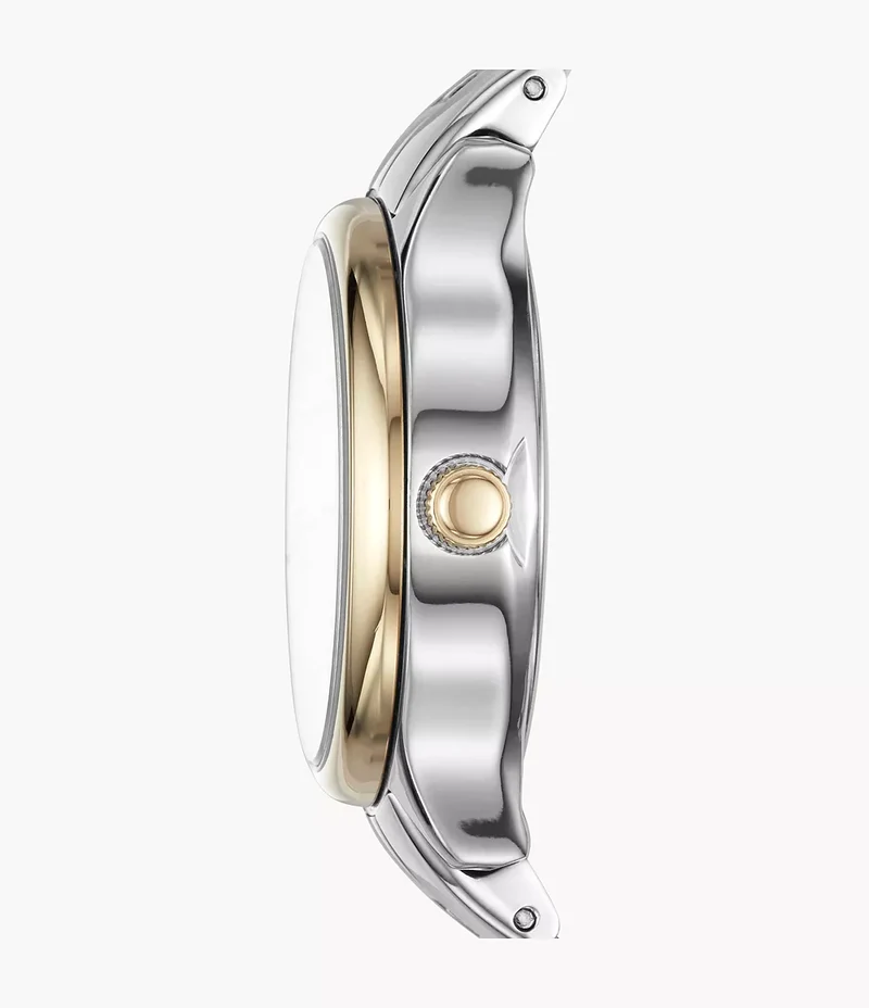 Fossil Damenuhr Modern Sophisticate Edelstahl Bicolor BQ1574