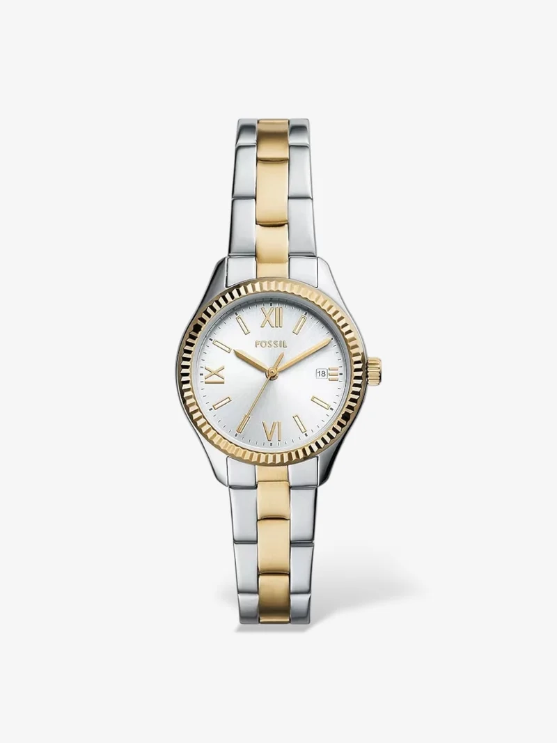 Fossil Uhr Rye 3-Zeiger-Werk Datum zweifarbig Bq3927