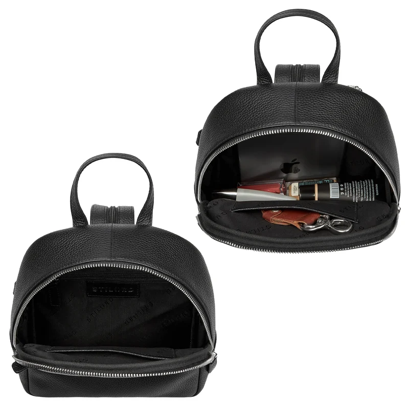"Kiana" 2-in-1 Crossbody Rucksack Sling Bag Leder Damen klein