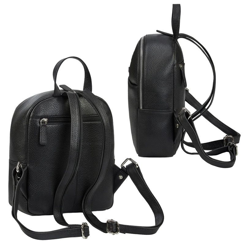 "Kiana" 2-in-1 Crossbody Rucksack Sling Bag Leder Damen klein