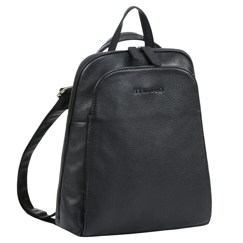 "Ophelia" 2-in-1 Rucksack-Tasche Echt Leder Damen 10,9 Zoll