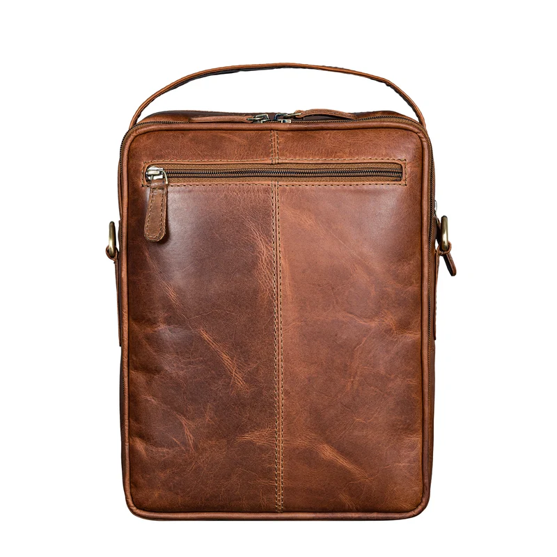 "Silvio" Moderne Ledertasche Herren Klein für Tablet 10,1 Zoll