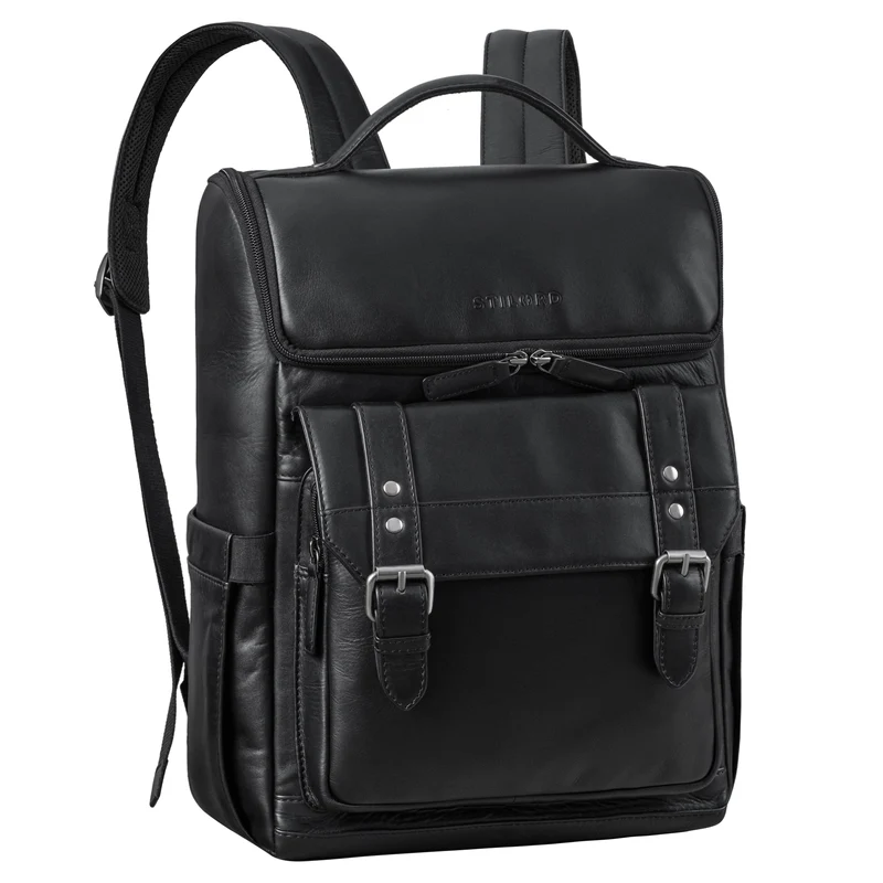 "Gian" Rucksack Herren Arbeit Leder Damenrucksack Groß für 16" Laptops