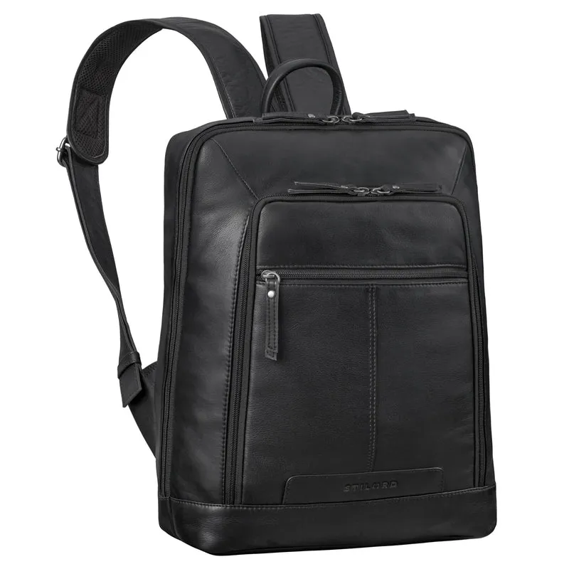 "Giulio" Eleganter Business Rucksack Herren Leder 15.6 - 16 Zoll