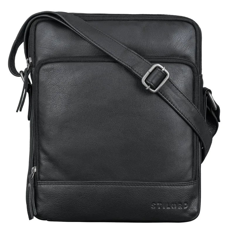 "Faro" Vintage Umhängetasche Herren Klein Leder Messenger Bag 11 Zoll