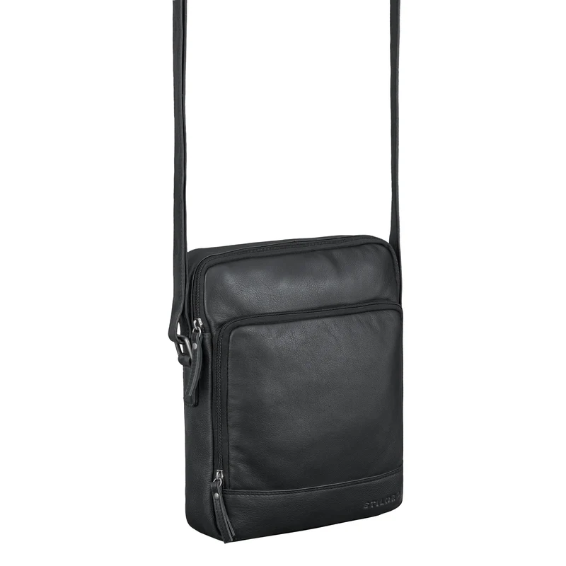 "Faro" Vintage Umhängetasche Herren Klein Leder Messenger Bag 11 Zoll