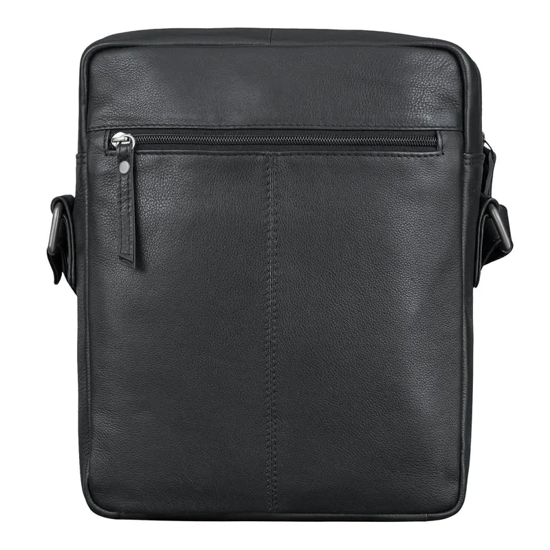 "Faro" Vintage Umhängetasche Herren Klein Leder Messenger Bag 11 Zoll