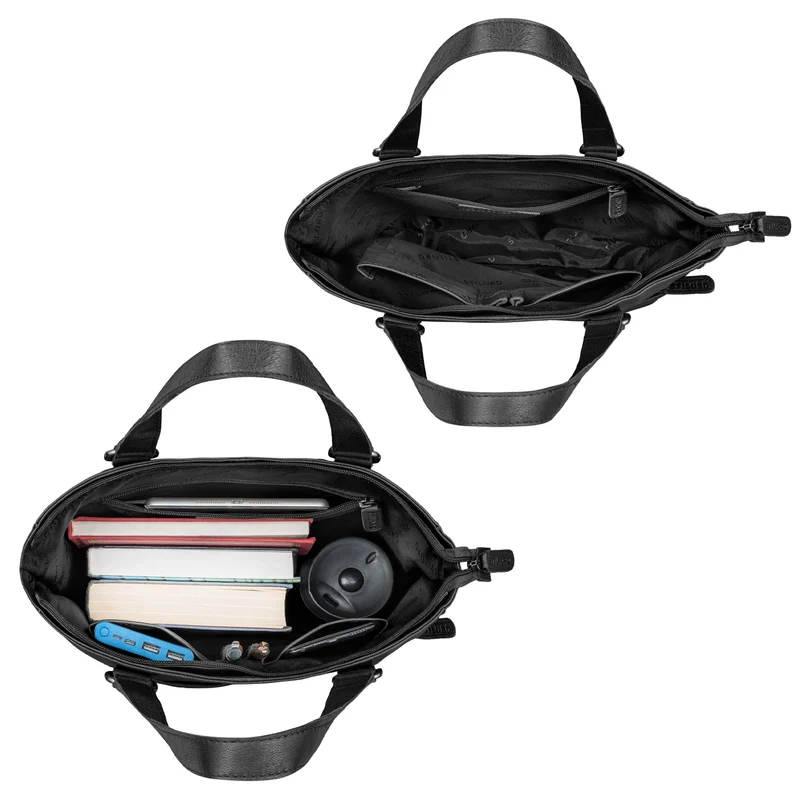 STILORD "Lund" Shopper Tasche Damen Leder groß für DIN A4 & 16 Zoll Laptop