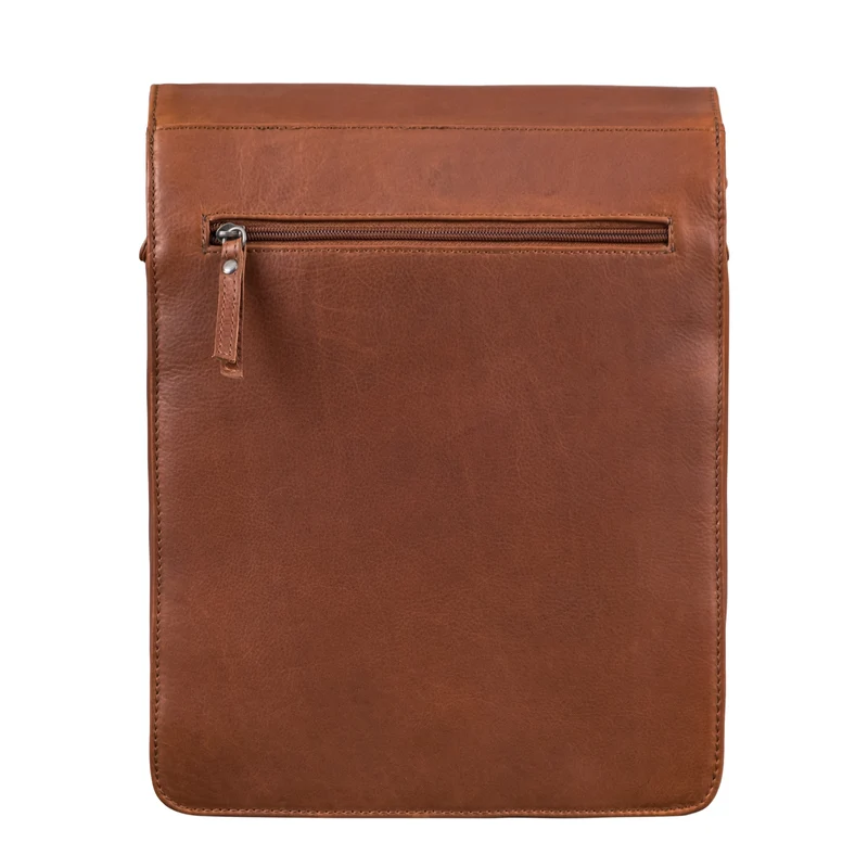 "Oxford" Vintage Umhängetasche Leder Herren mittel-groß DIN A4