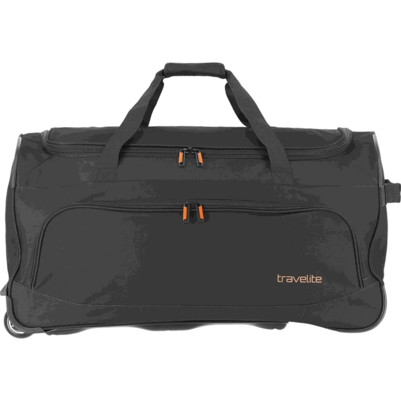 Travelite Basics Fresh Rollenreisetasche 71 cm -Schwarz