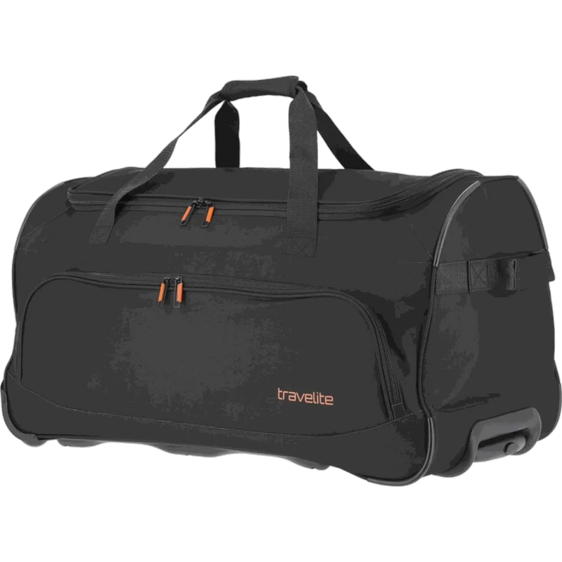 Travelite Basics Fresh Rollenreisetasche 71 cm -Schwarz
