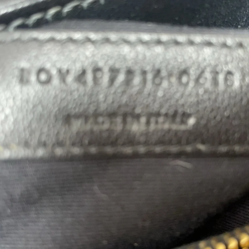 Saint Laurent Schwarze Loulou Medium Schultertasche 2018