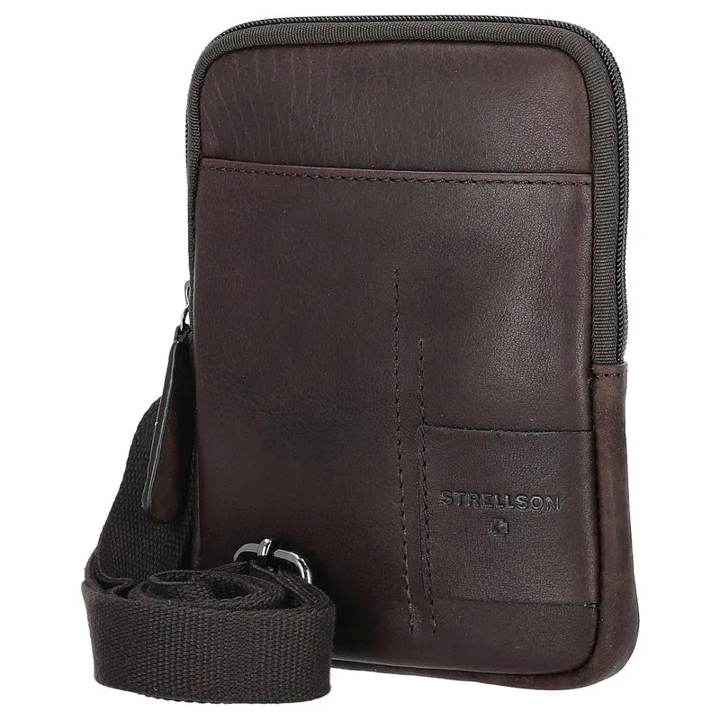 Strellson Hyde Park 1.0 Brian - Umhängetasche XXS 18 cm (darkbrown)