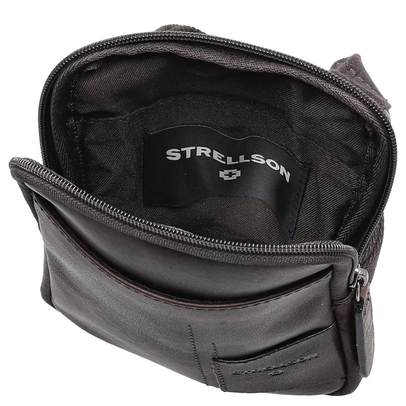 Strellson Hyde Park 1.0 Brian - Umhängetasche XXS 18 cm (darkbrown)