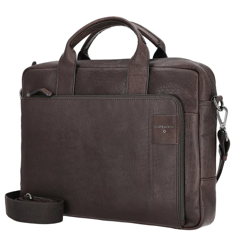 Strellson Hyde Park 1.0 Charles - Aktentasche S 15" 39 cm (darkbrown)