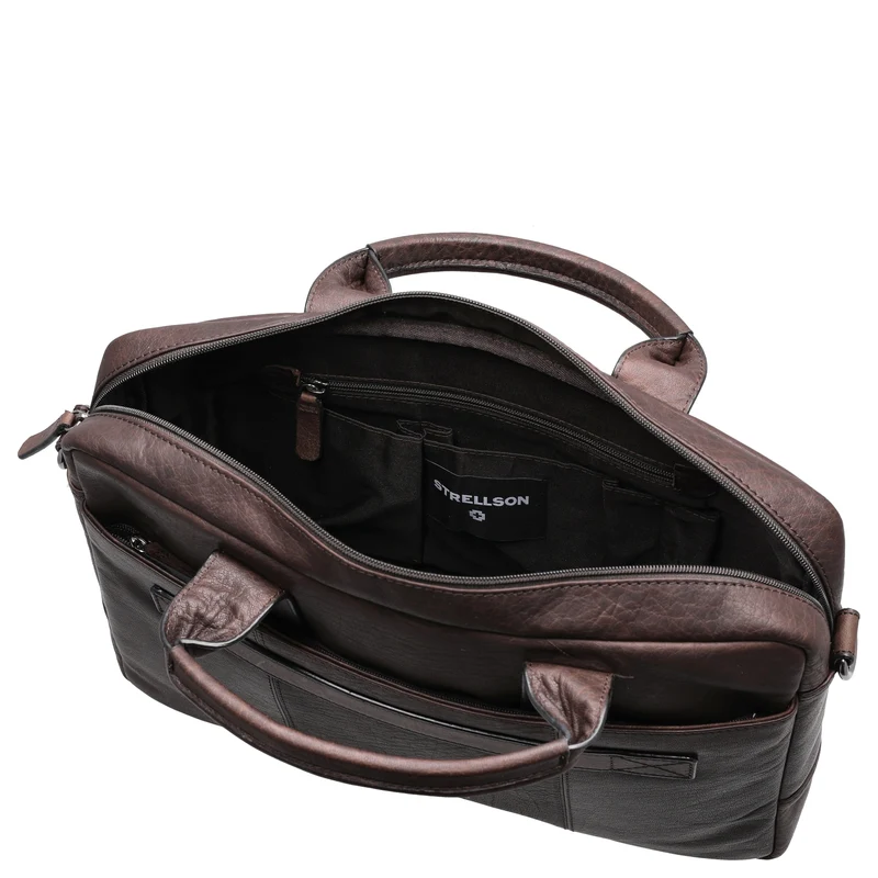 Strellson Hyde Park 1.0 Charles - Aktentasche S 15" 39 cm (darkbrown)
