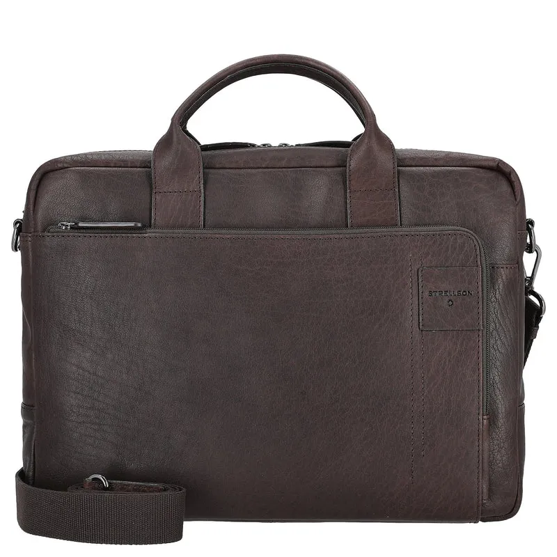 Strellson Hyde Park 1.0 Charles - Aktentasche M 15" 39 cm (darkbrown)