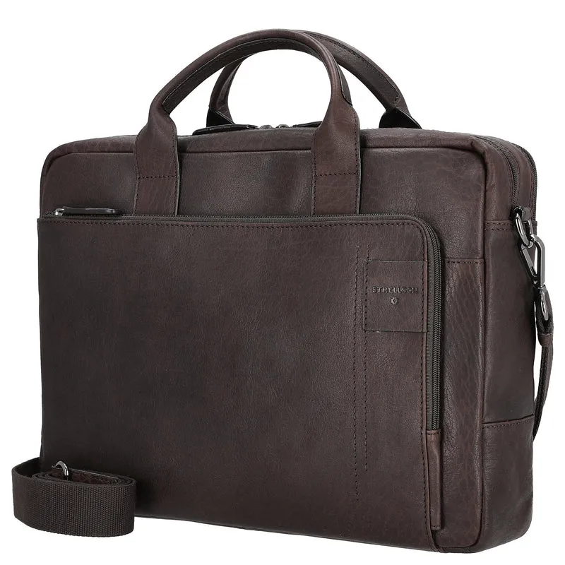 Strellson Hyde Park 1.0 Charles - Aktentasche M 15" 39 cm (darkbrown)