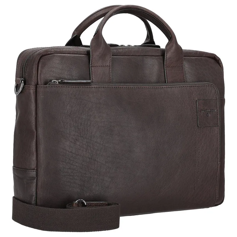 Strellson Hyde Park 1.0 Charles - Aktentasche M 15" 39 cm (darkbrown)