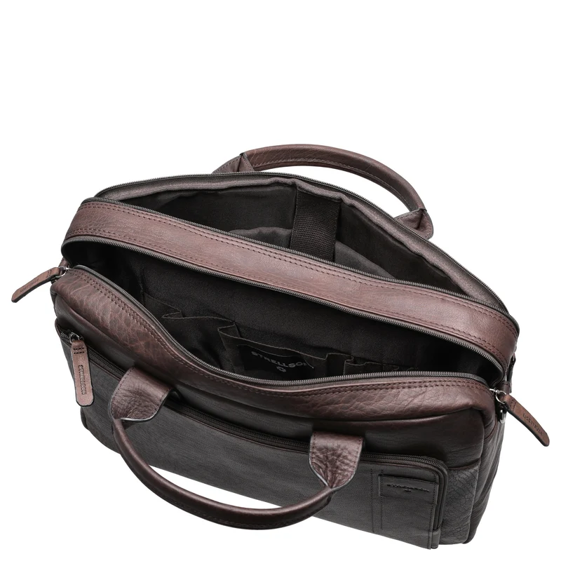 Strellson Hyde Park 1.0 Charles - Aktentasche M 15" 39 cm (darkbrown)