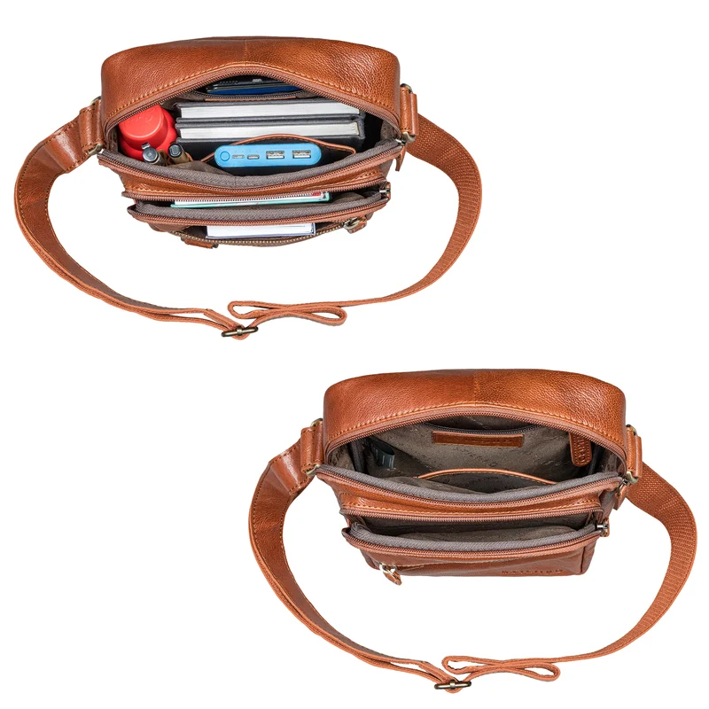 "Orion" Crossbody Tasche Herren Leder 10,9 Zoll