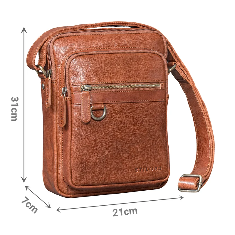 "Orion" Crossbody Tasche Herren Leder 10,9 Zoll