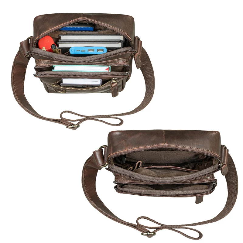 "Orion" Crossbody Tasche Herren Leder 10,9 Zoll
