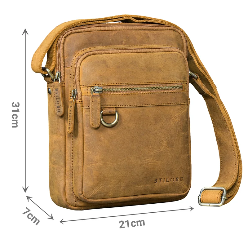 "Orion" Crossbody Tasche Herren Leder 10,9 Zoll