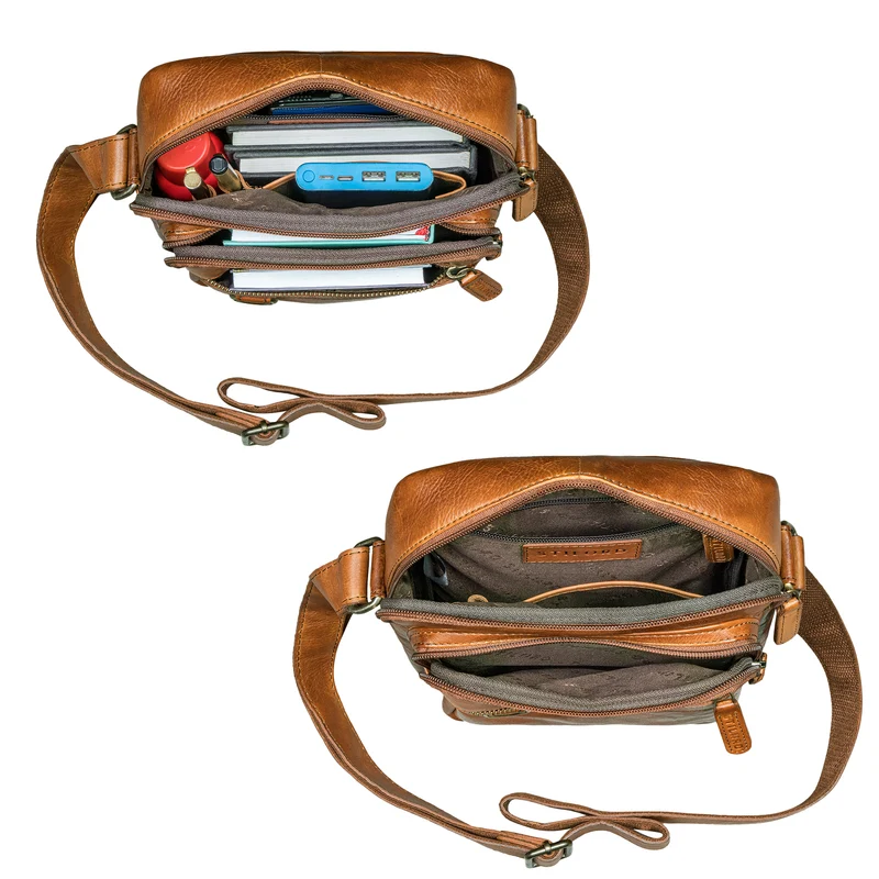 "Orion" Crossbody Tasche Herren Leder 10,9 Zoll