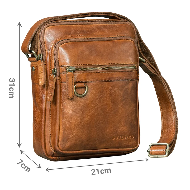 "Orion" Crossbody Tasche Herren Leder 10,9 Zoll