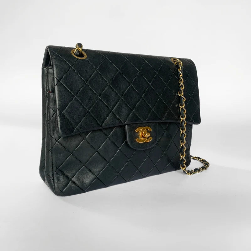 Chanel Classic Flap Bag Hoog lamsleer