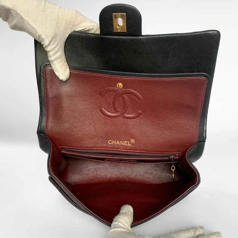 Chanel Classic Flap Bag Hoog lamsleer