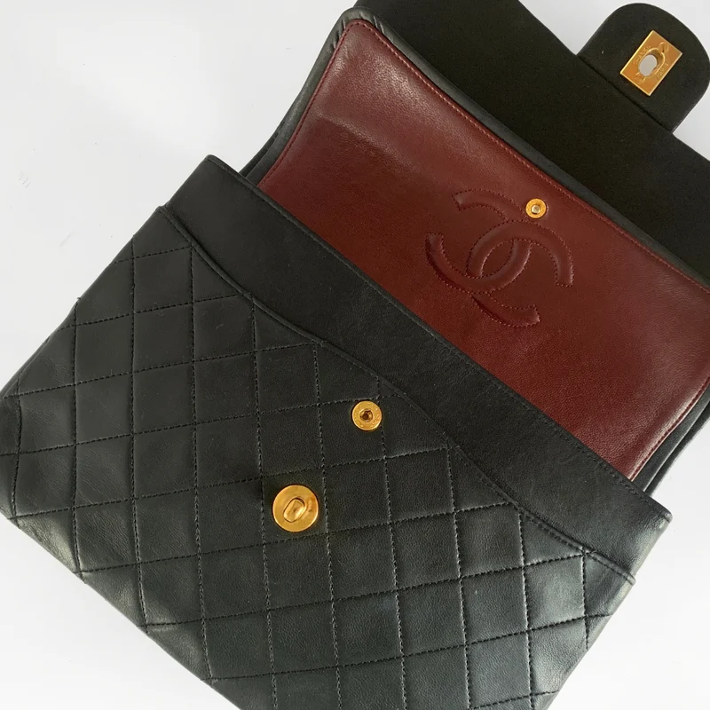 Chanel Classic Flap Bag Hoog lamsleer