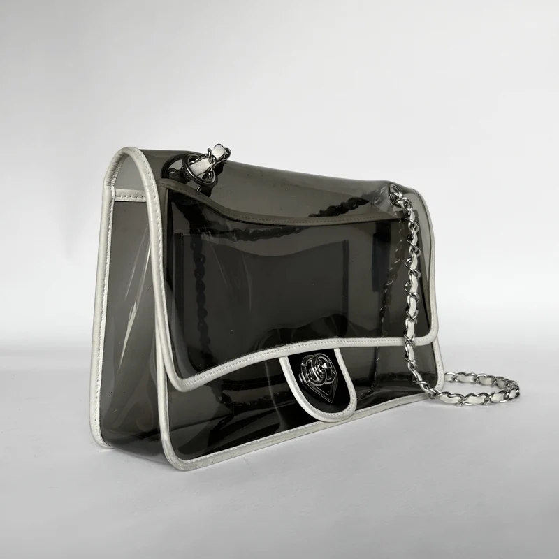 Chanel Hart CC Flap Bag Vinyl & Lamsleer (Limited Edition)