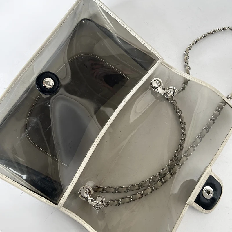 Chanel Hart CC Flap Bag Vinyl & Lamsleer (Limited Edition)