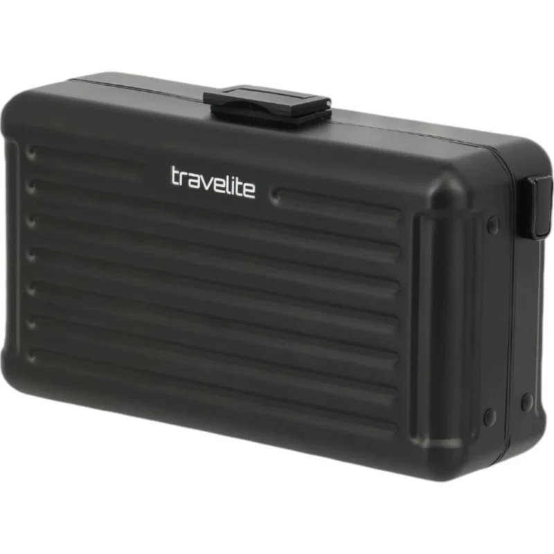Travelite Next Minicase aus Aluminium 20 cm -Schwarz