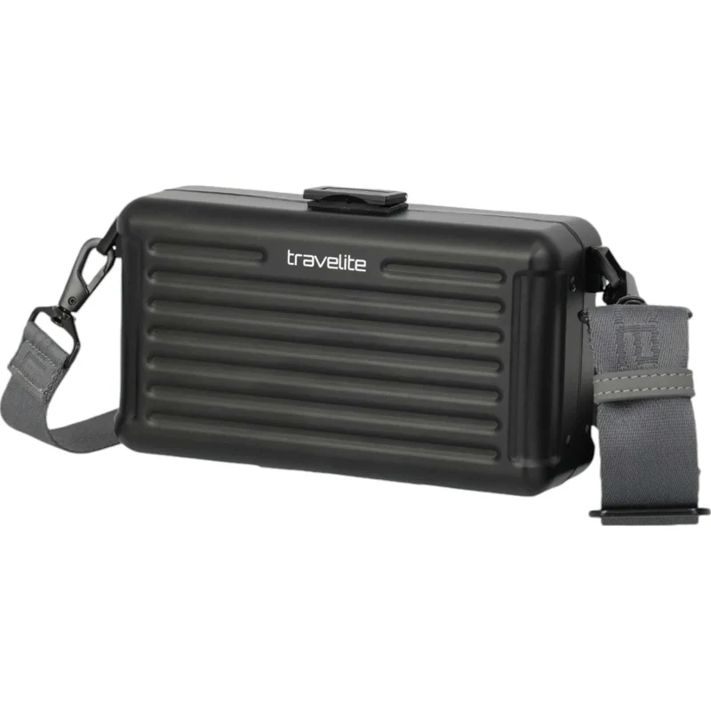 Travelite Next Minicase aus Aluminium 20 cm -Schwarz