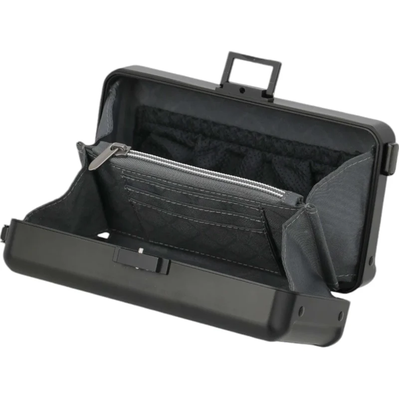 Travelite Next Minicase aus Aluminium 20 cm -Schwarz