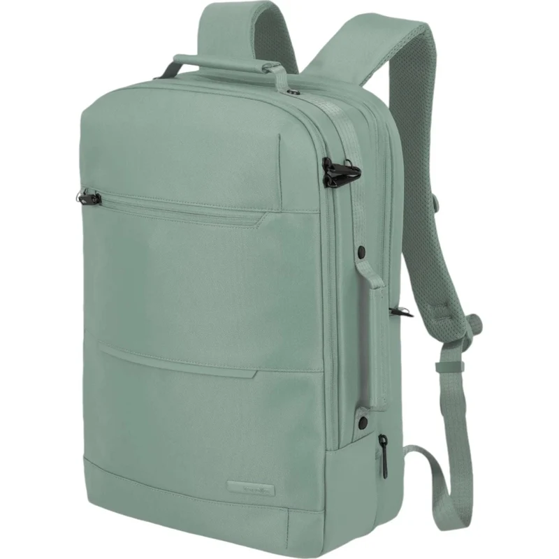Travelite Workfloow Rucksack L mit Laptopfach 46 cm -Salbei