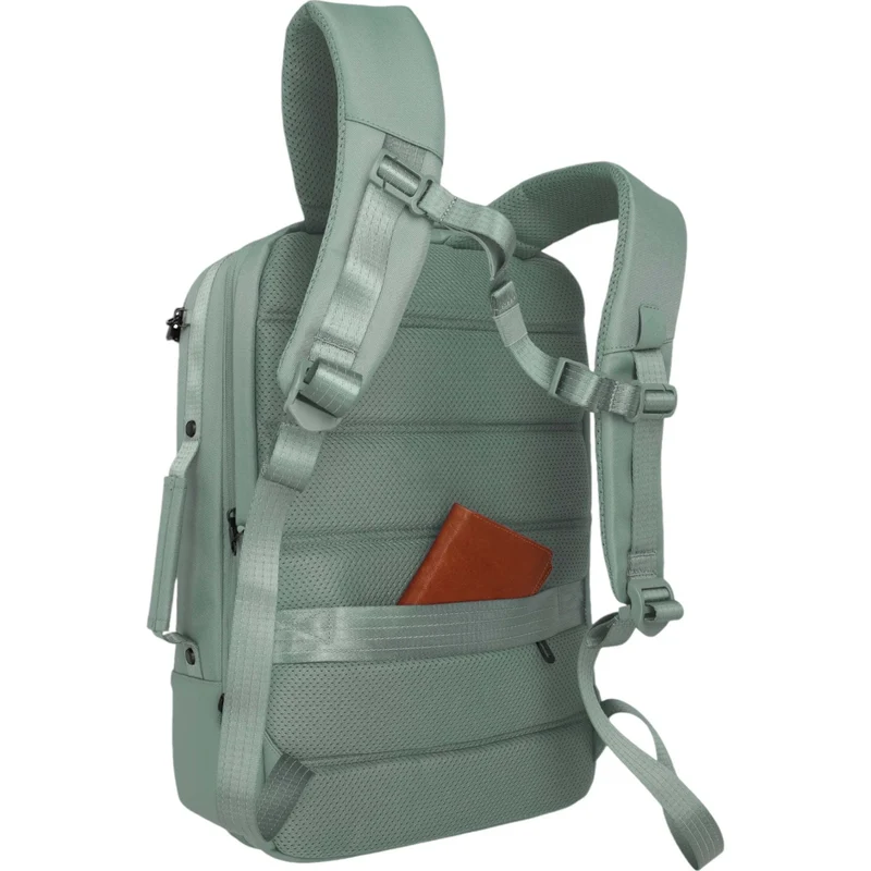 Travelite Workfloow Rucksack L mit Laptopfach 46 cm -Salbei