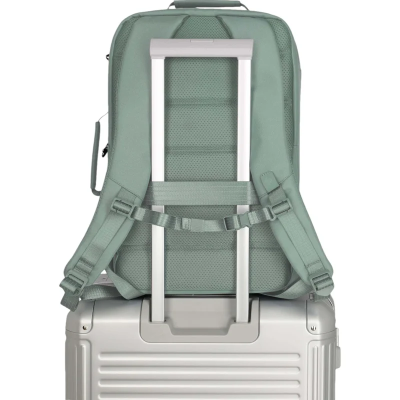Travelite Workfloow Rucksack L mit Laptopfach 46 cm -Salbei