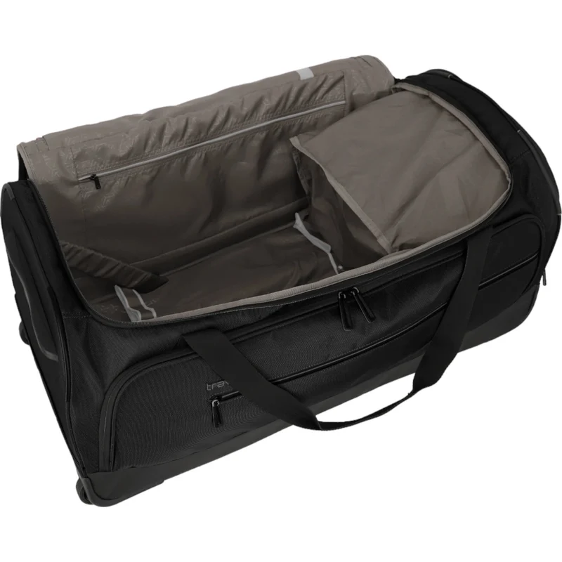 Travelite Crosslite Rollenreisetasche L 79 cm -Schwarz