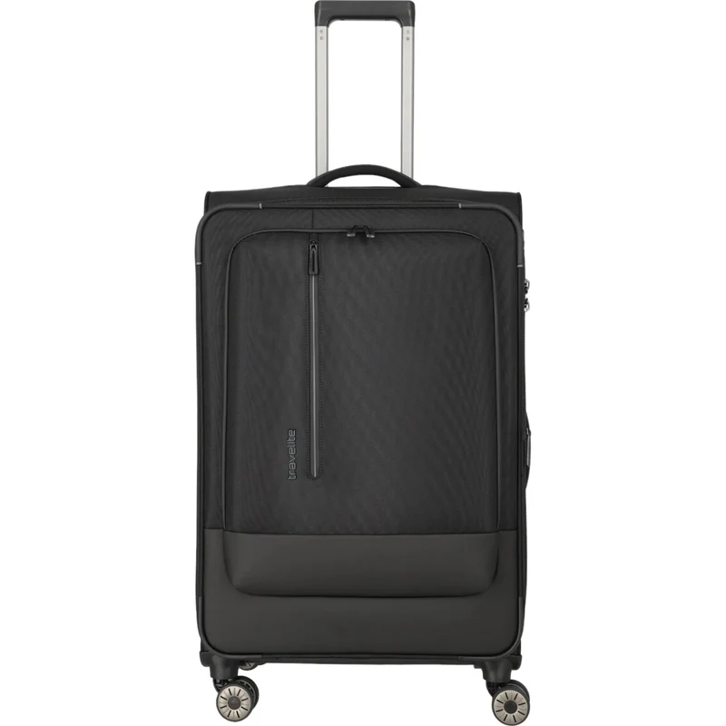 Travelite Crosslite 4-Rollen-Trolley L 77 cm -Schwarz