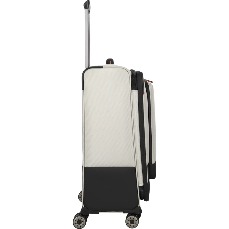 Travelite Crosslite 4-Rollen-Trolley M 66 cm -Natur