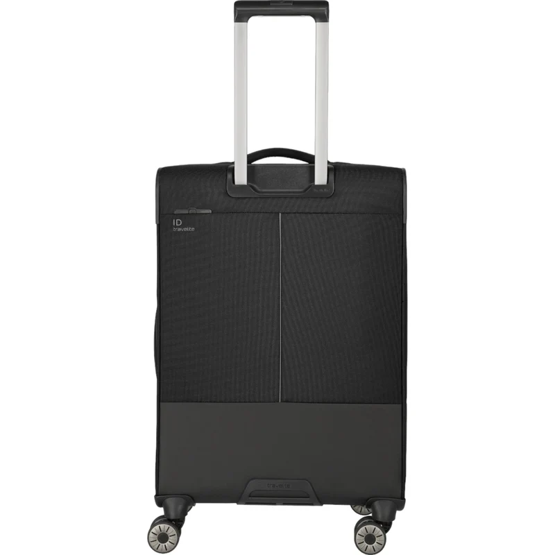 Travelite Crosslite 4-Rollen-Trolley M 66 cm -Schwarz